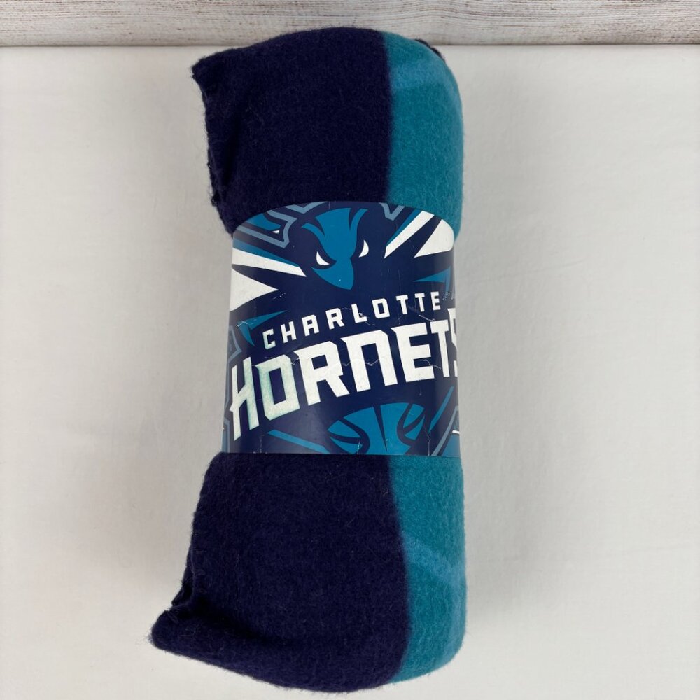 Charlotte Hornets Sprite Fleece Blanket Throw